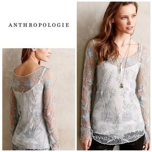 Anthropologie Everleigh Lace top